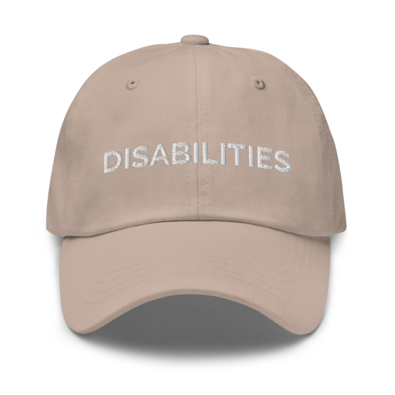 Disabilities Hat - Stone
