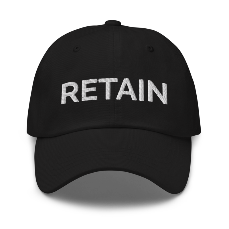 Retain Hat - Black
