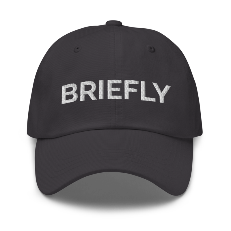 Briefly Hat - Dark Grey
