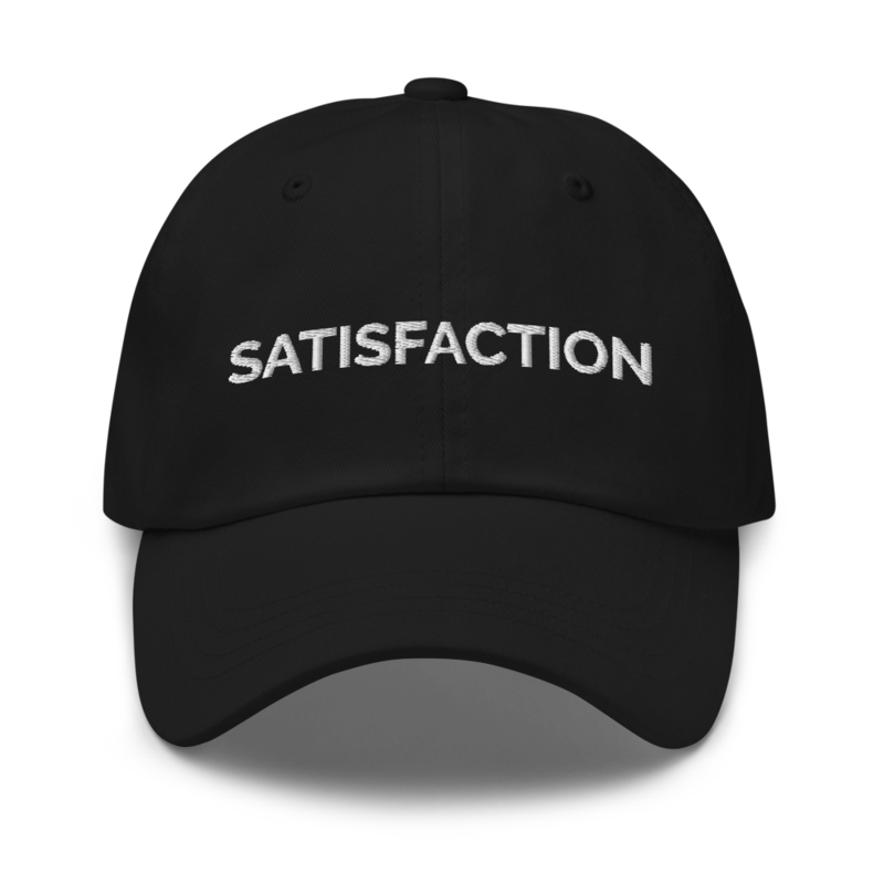 Satisfaction Hat - Black
