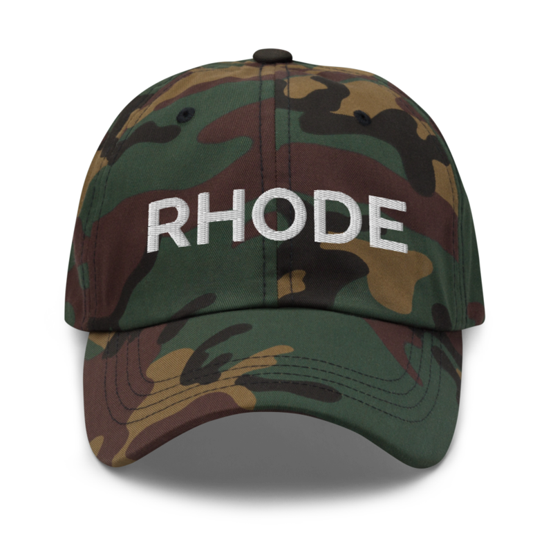 Rhode Hat - Green Camo