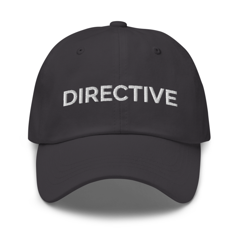 Directive Hat - Dark Grey