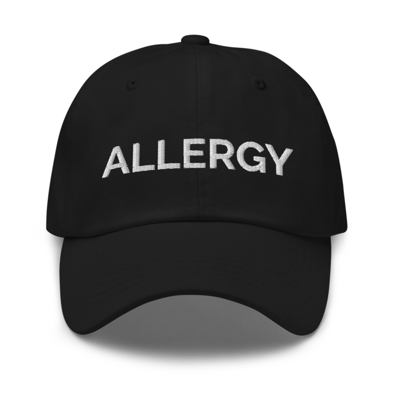 Allergy Hat - Black