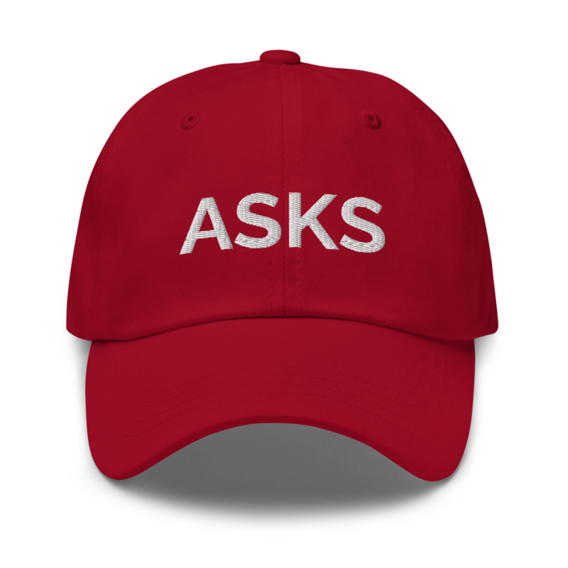 Asks Hat - Cranberry