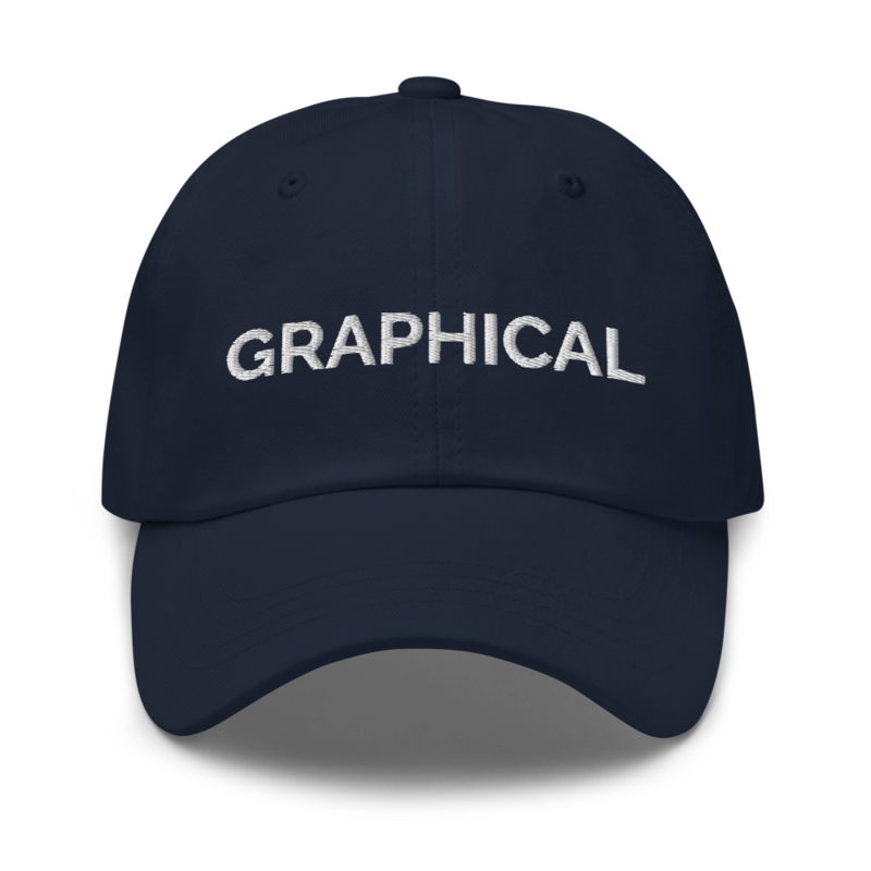 Graphical Hat - Navy