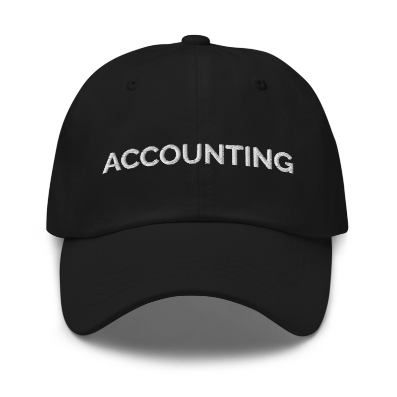 Accounting Hat - Black