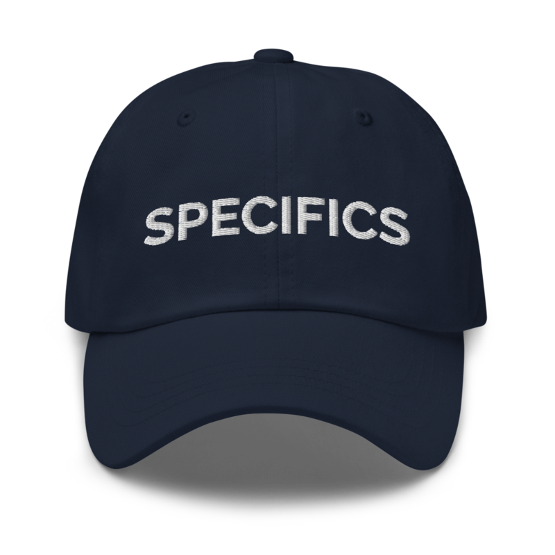 Specifics Hat - Navy
