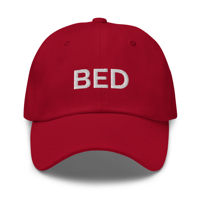 Bed Hat - Cranberry