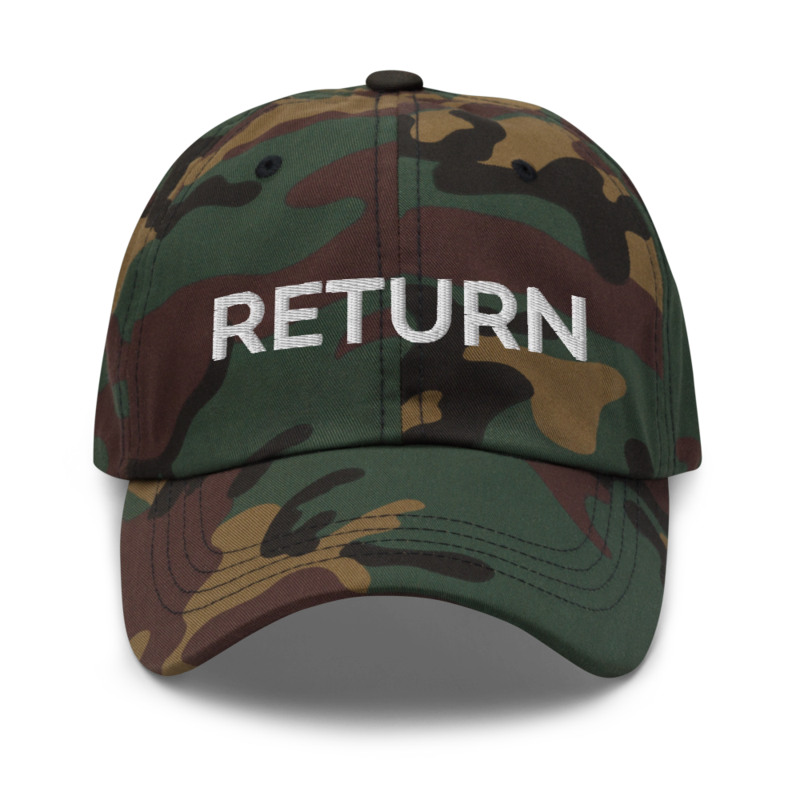 Return Hat - Green Camo