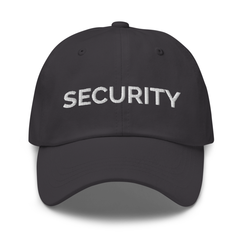 Security Hat - Dark Grey