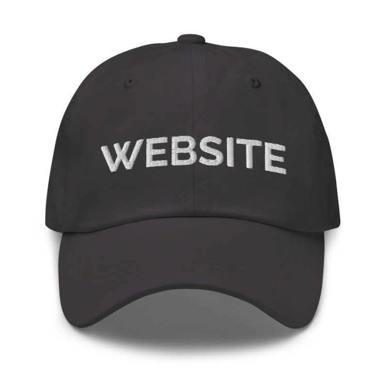 Website Hat - Dark Grey