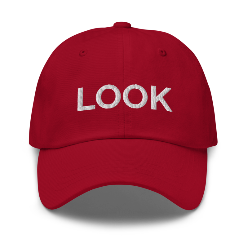 Look Hat - Cranberry