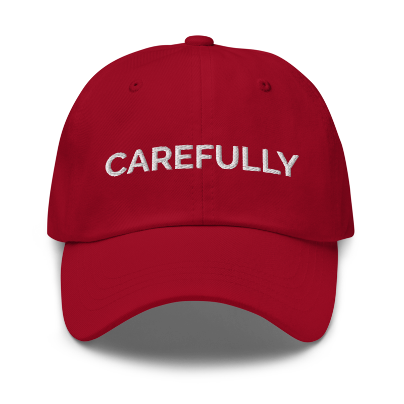 Carefully Hat - Cranberry