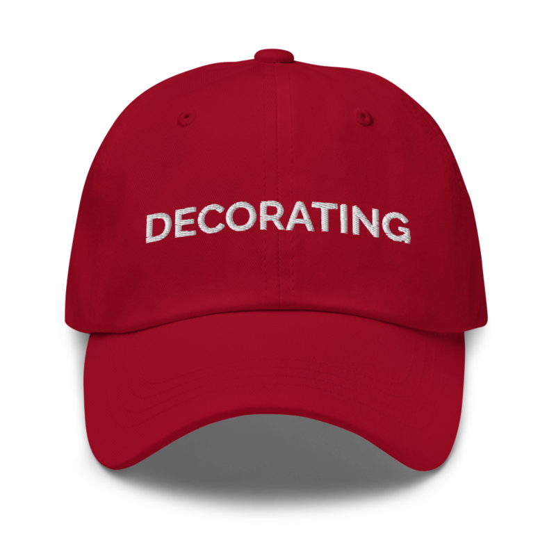 Decorating Hat - Cranberry
