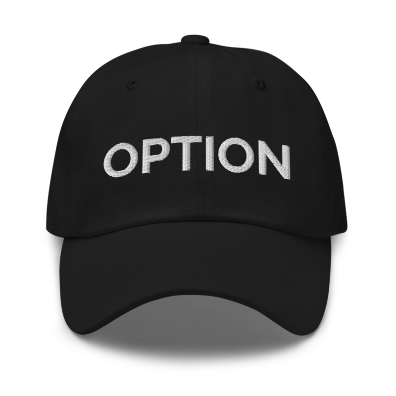 Option Hat - Black