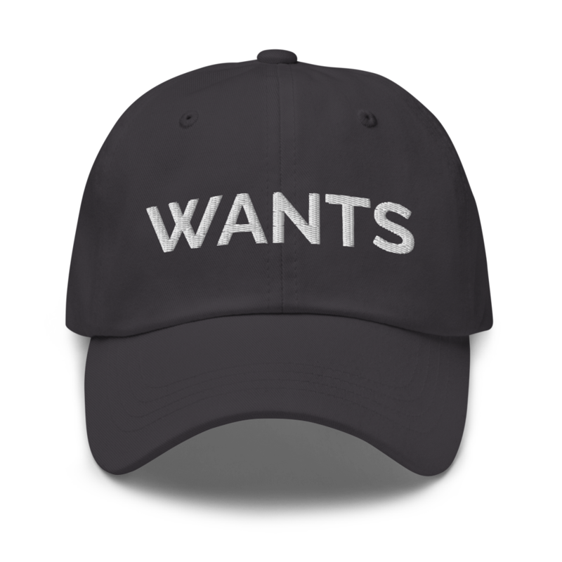 Wants Hat - Dark Grey