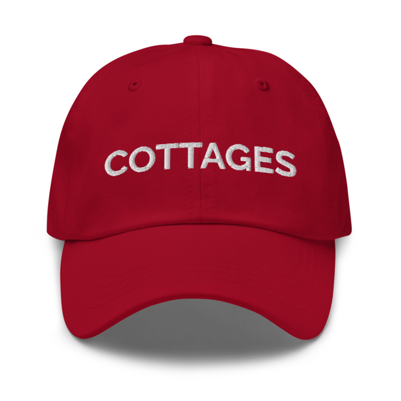 Cottages Hat - Cranberry