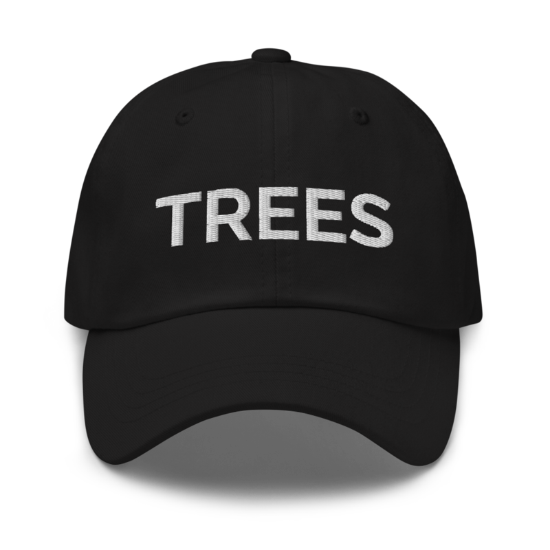Trees Hat - Black