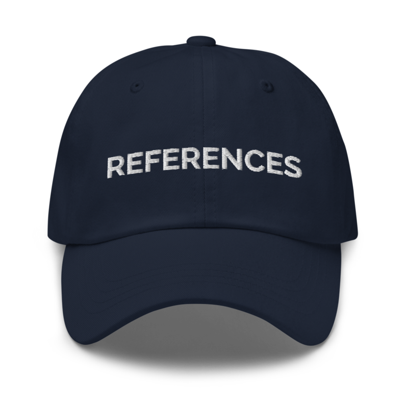 References Hat - Navy