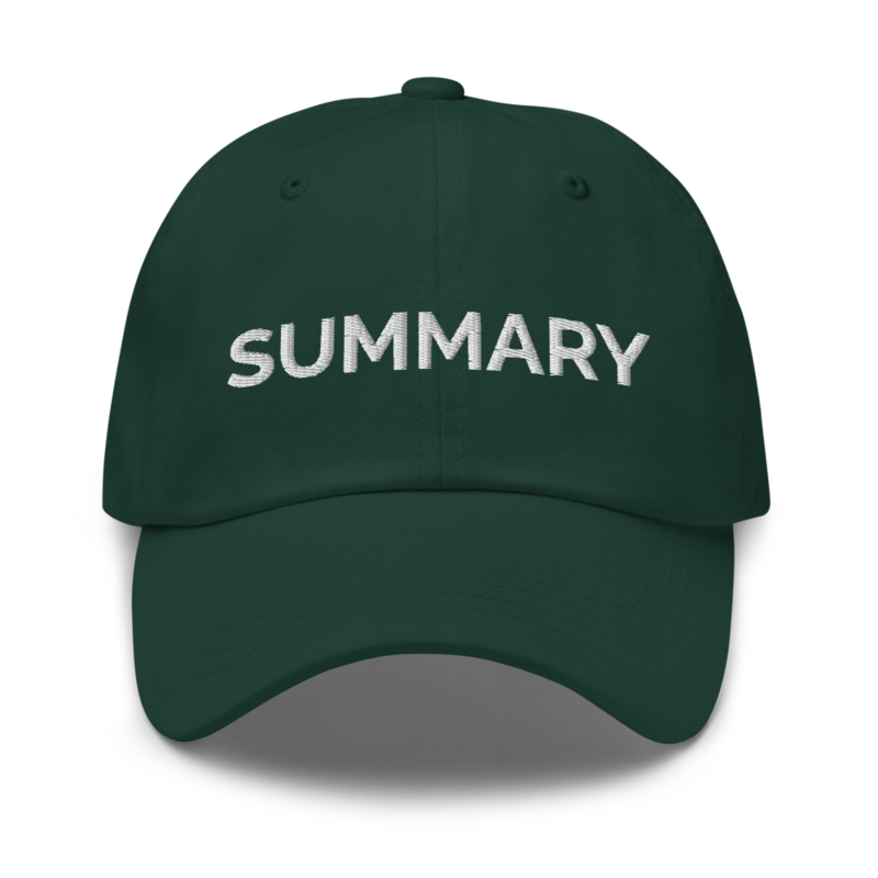 Summary Hat - Spruce