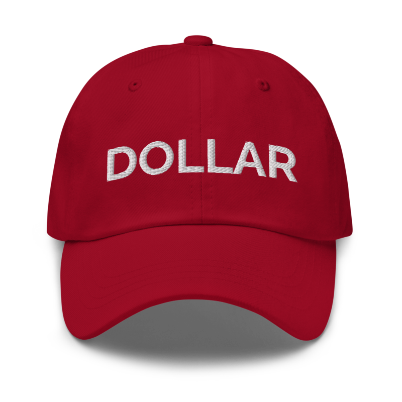 Dollar Hat - Cranberry