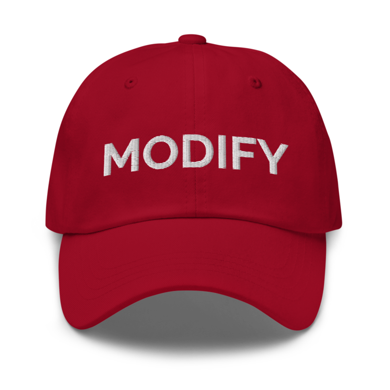 Modify Hat - Cranberry