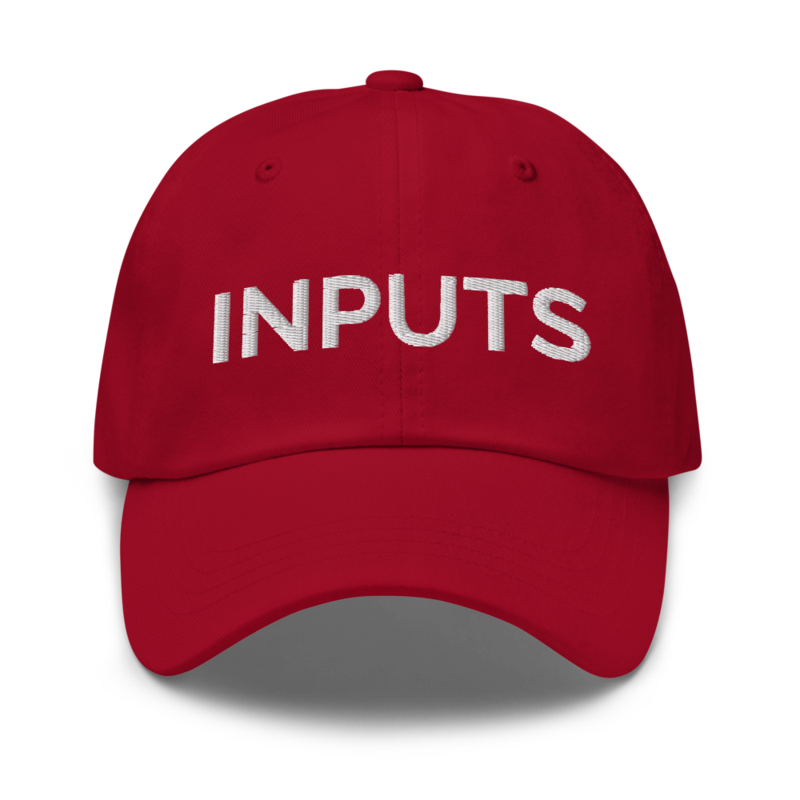 Inputs Hat - Cranberry