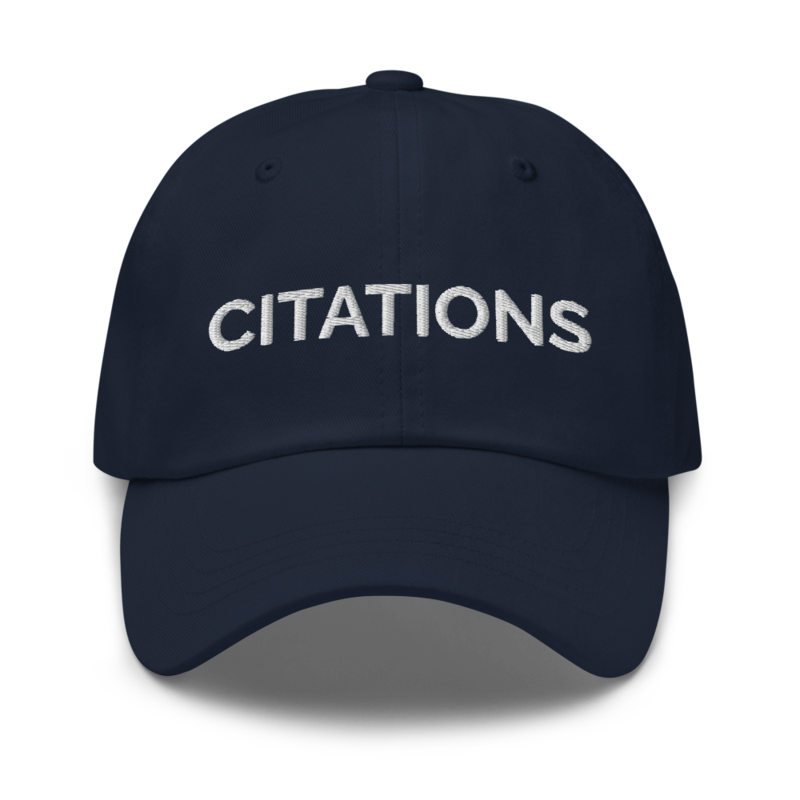 Citations Hat - Navy