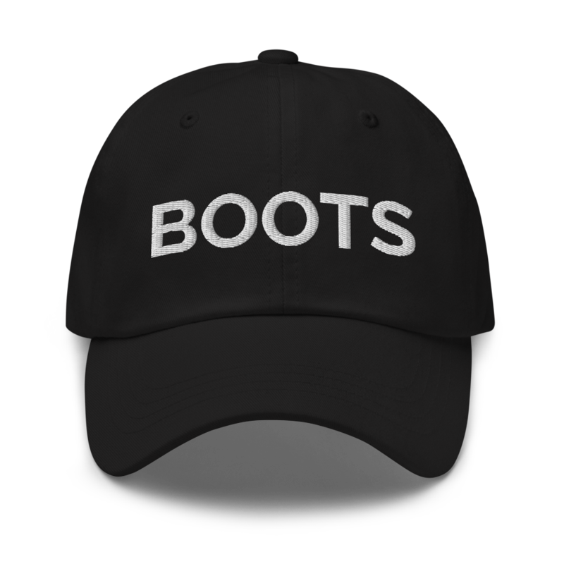 Boots Hat - Black