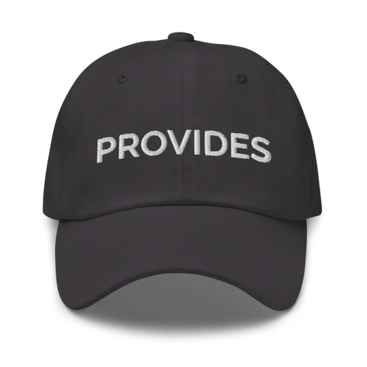 Provides Hat - Dark Grey