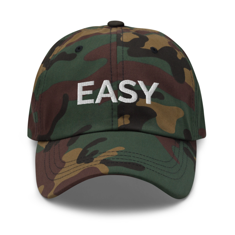 Easy Hat - Green Camo