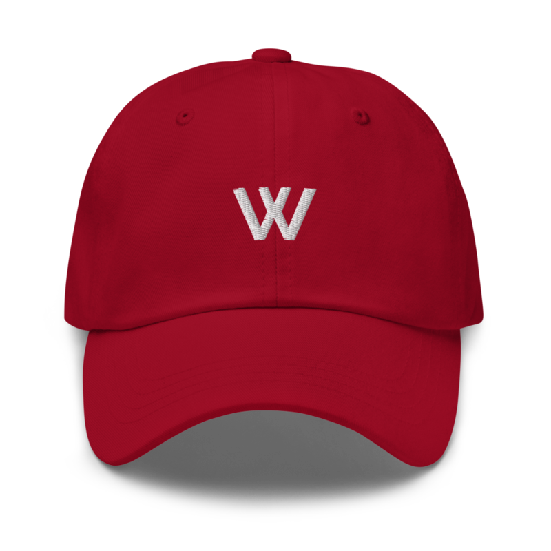 W Hat - Cranberry