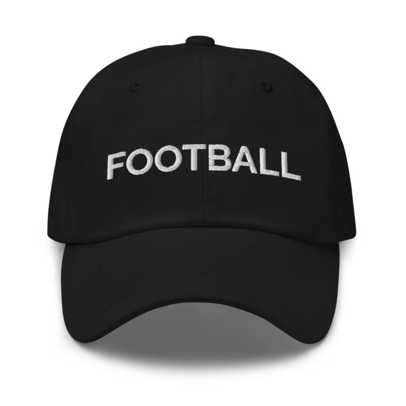 Football Hat - Black