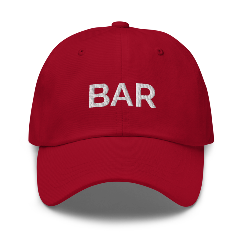 Bar Hat - Cranberry