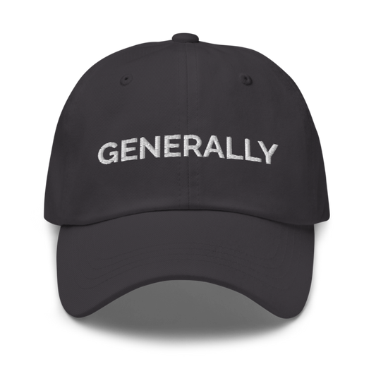 Generally Hat - Dark Grey