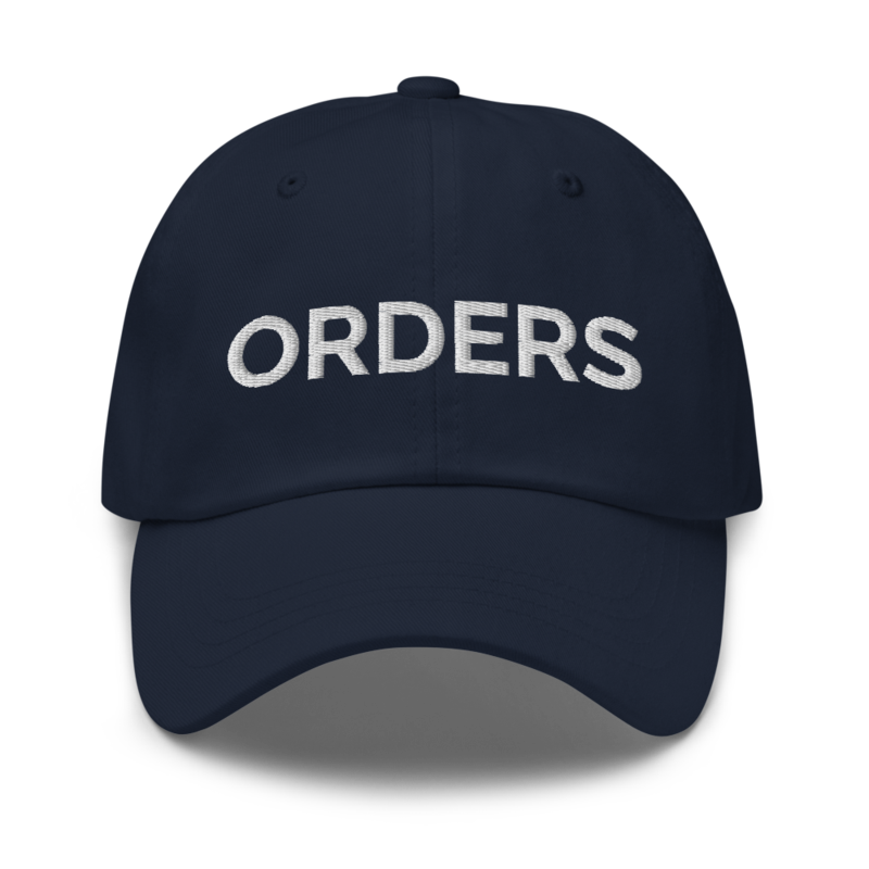 Orders Hat - Navy