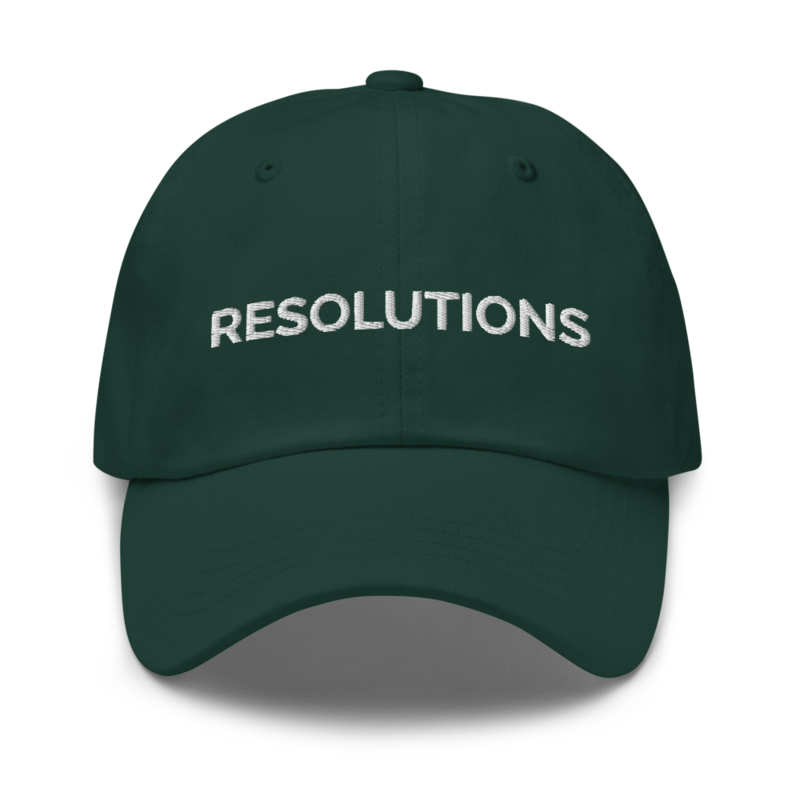 Resolutions Hat - Spruce