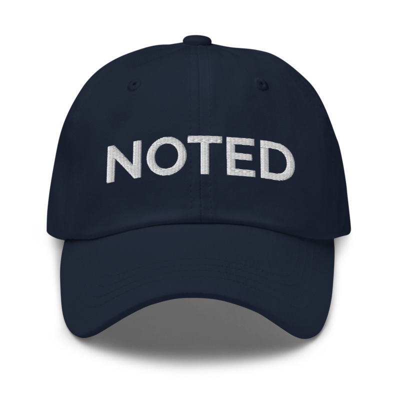 Noted Hat - Navy