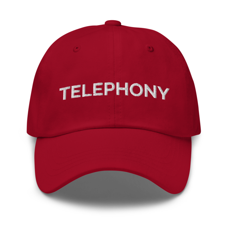 Telephony Hat - Cranberry