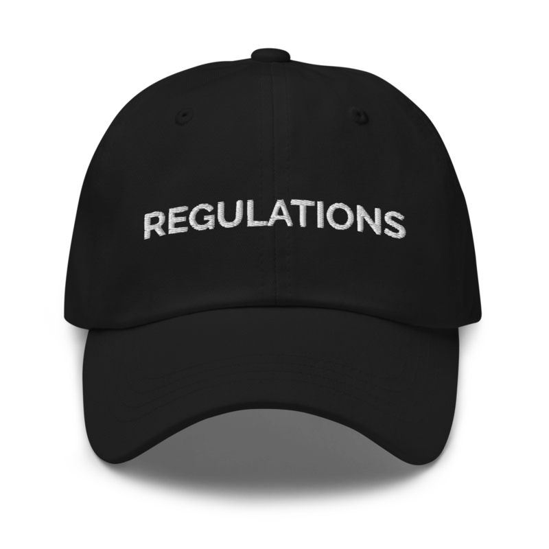 Regulations Hat - Black