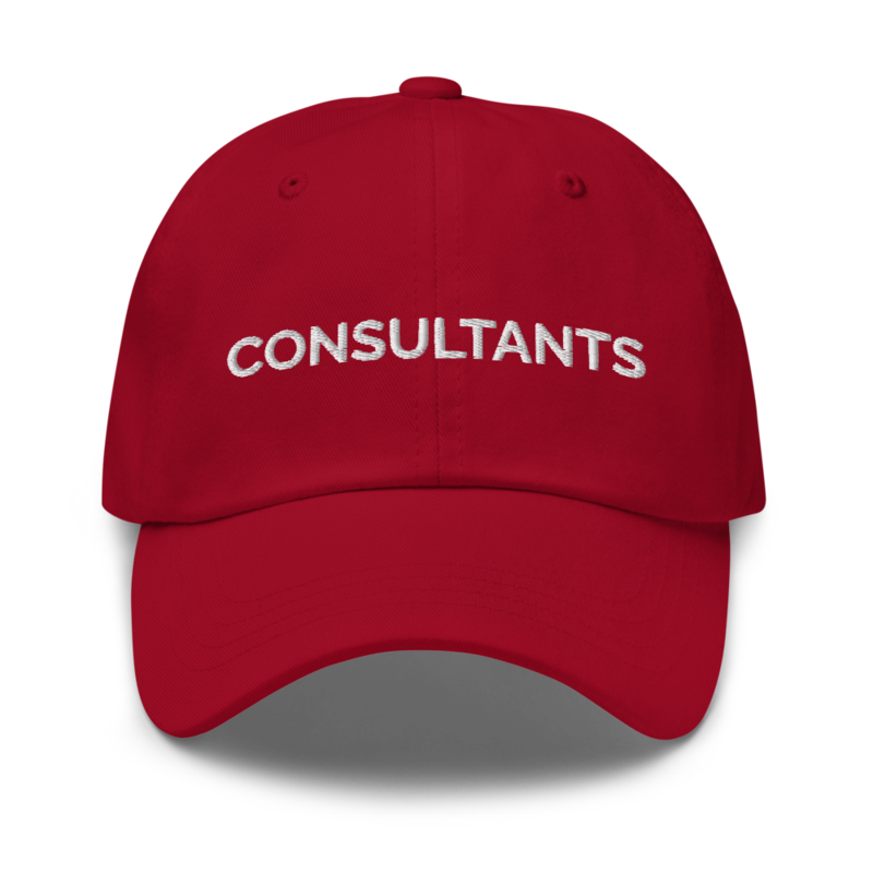 Consultants Hat - Cranberry