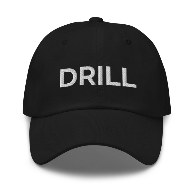 Drill Hat - Black