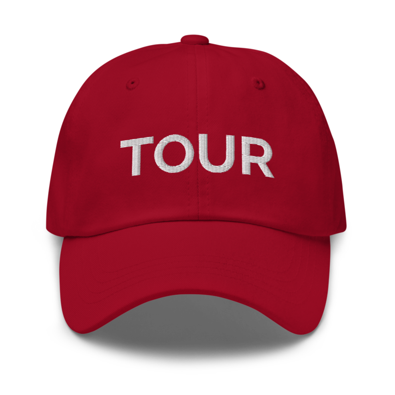 Tour Hat - Cranberry