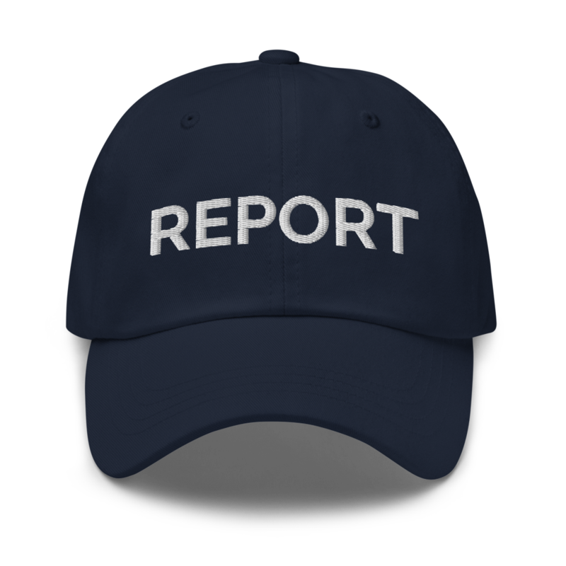 Report Hat - Navy