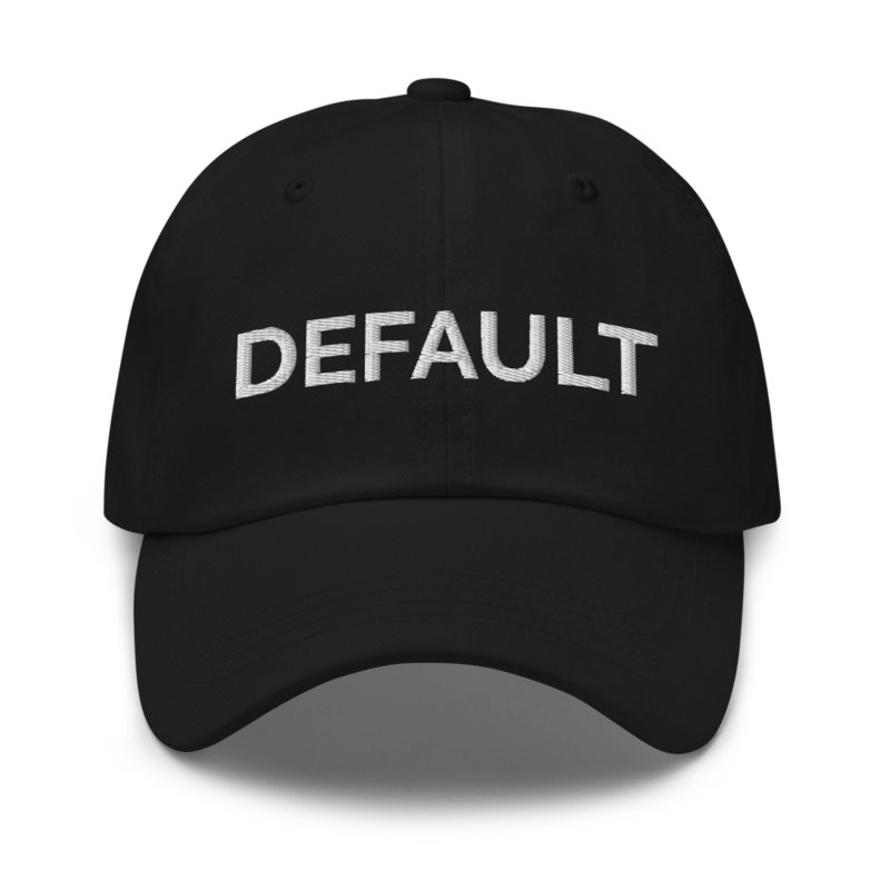 Default Hat - Black