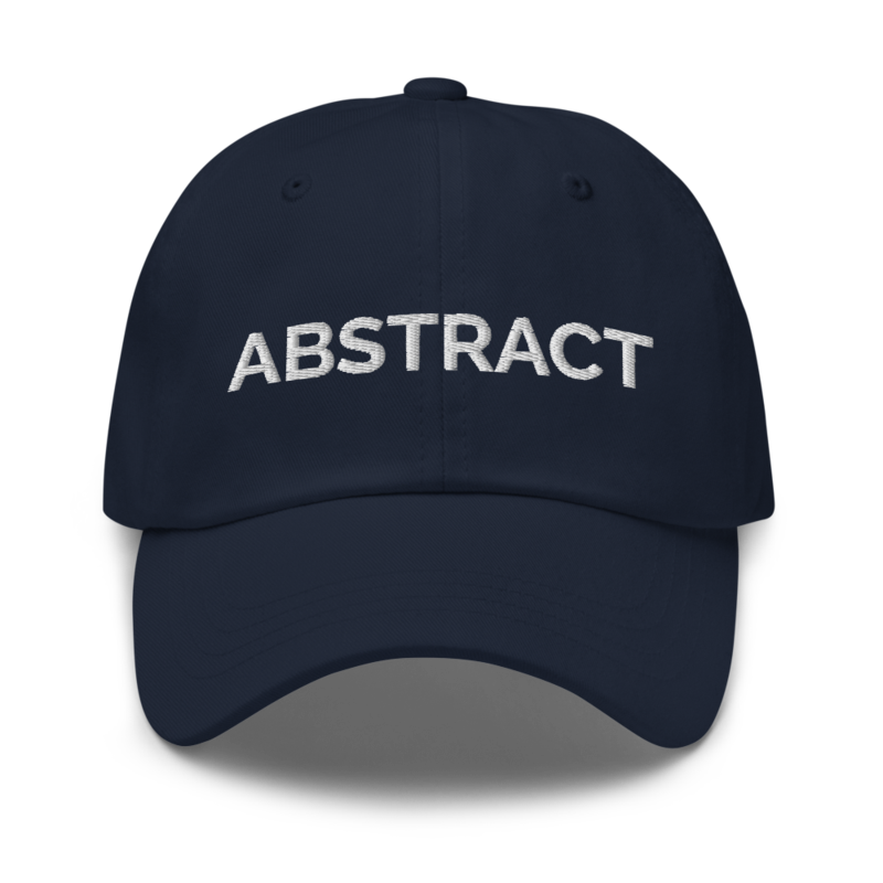 Abstract Hat - Navy