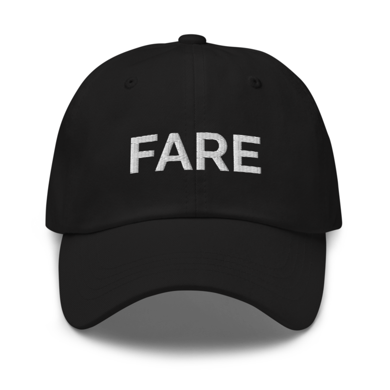 Fare Hat - Black