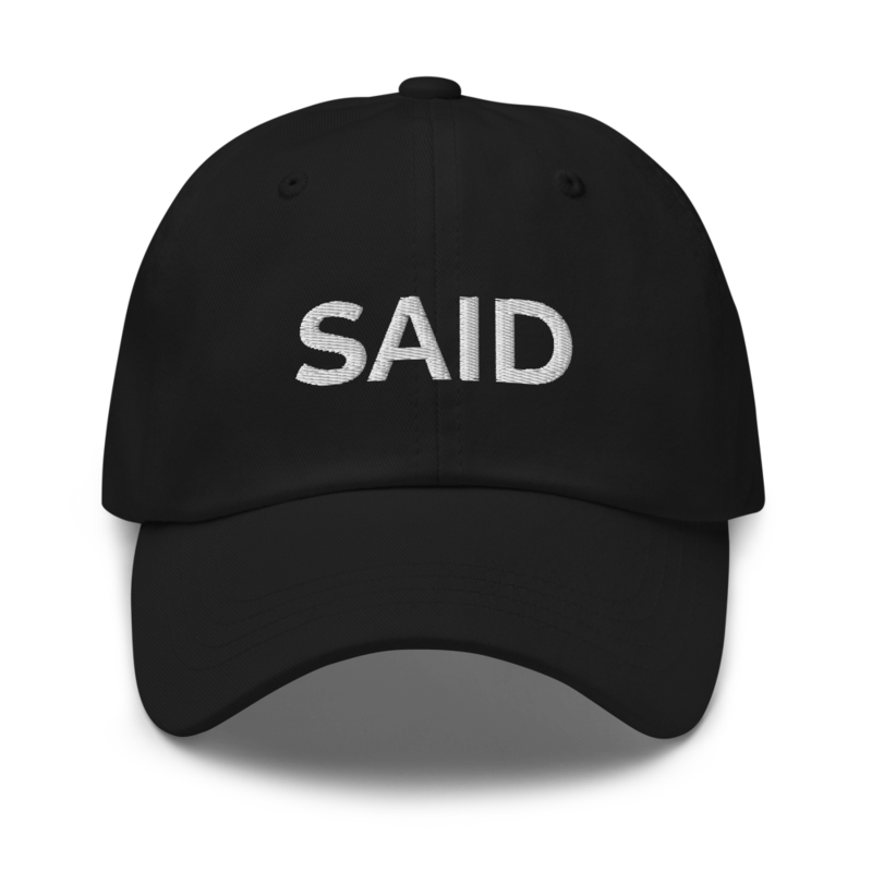 Said Hat - Black