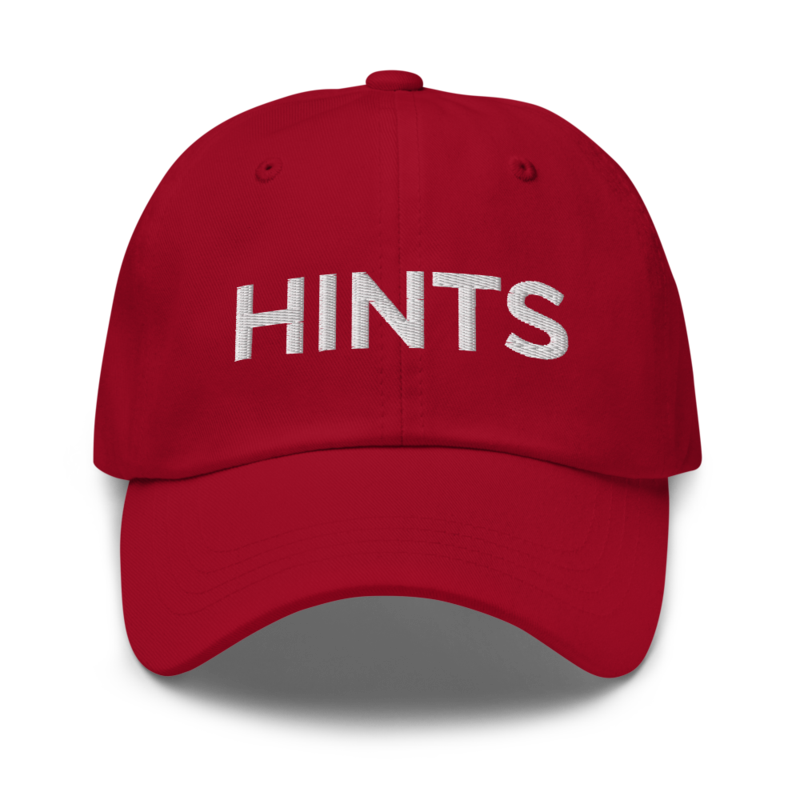 Hints Hat - Cranberry