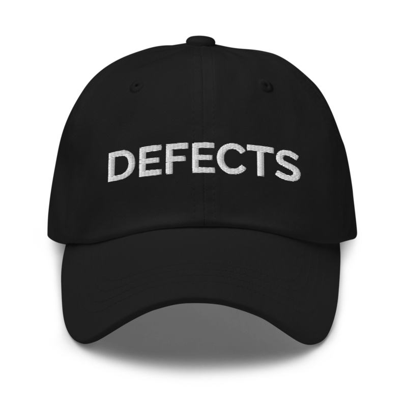 Defects Hat - Black